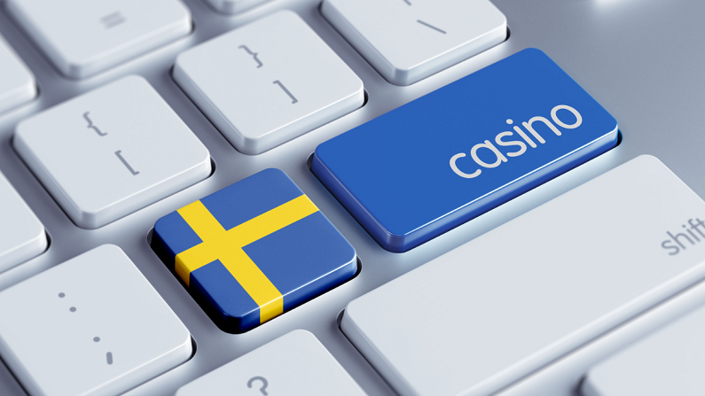 Sweden flag printed on keyboard