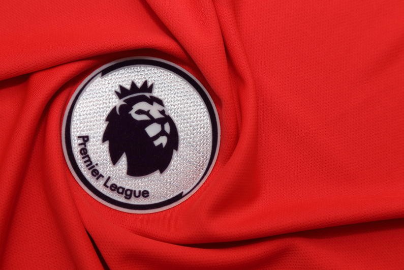 Premier League badge on a shirt