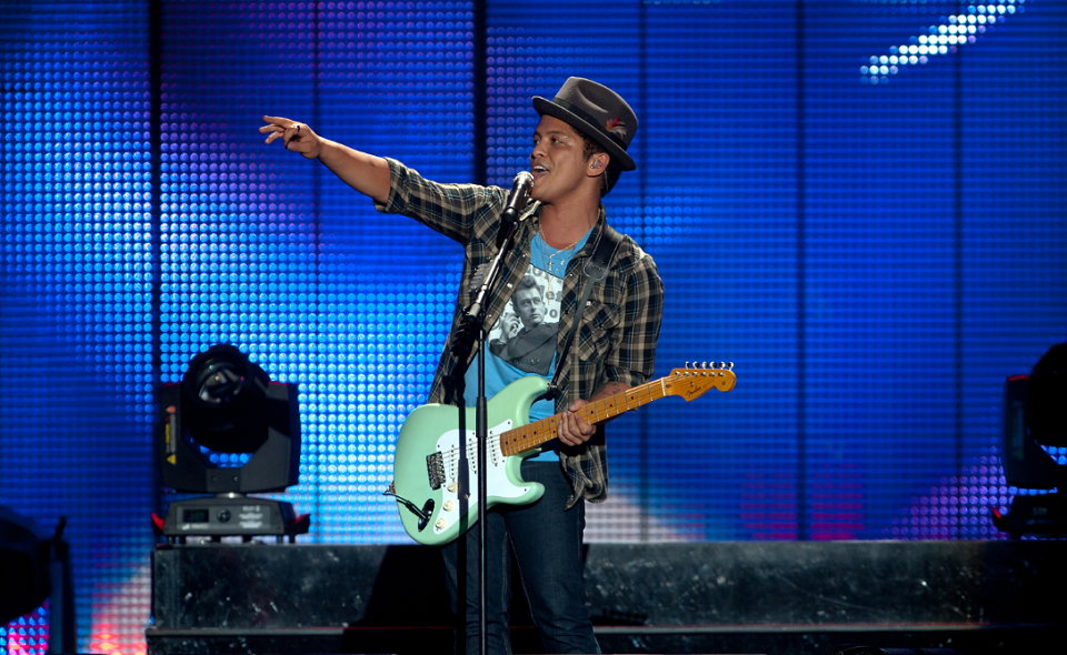 Bruno Mars in concert