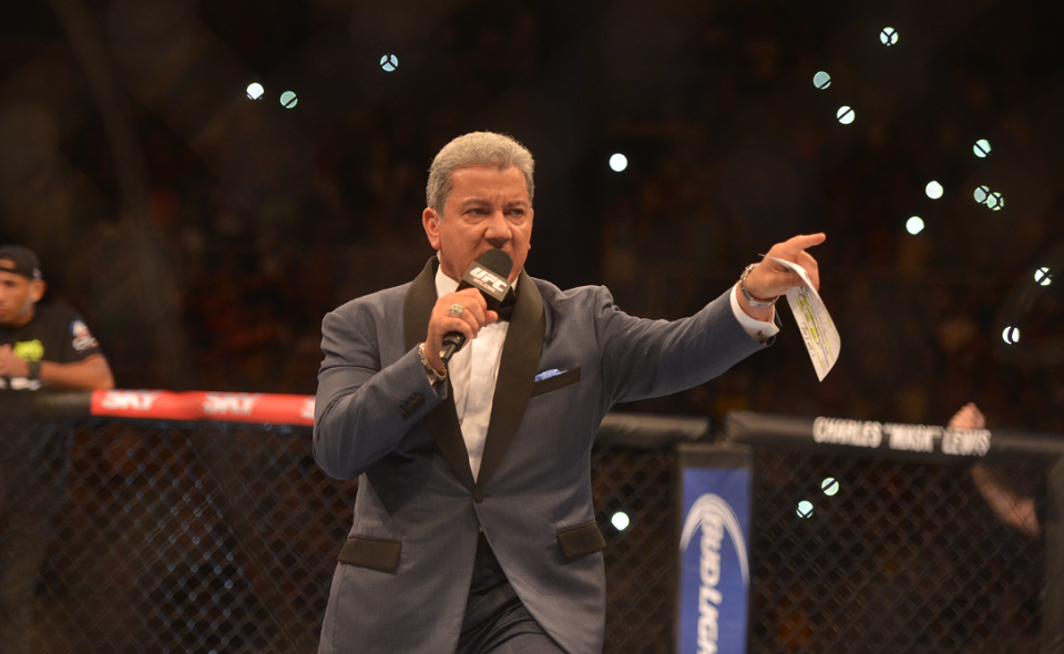 Bruce Buffer announcing UFC fight