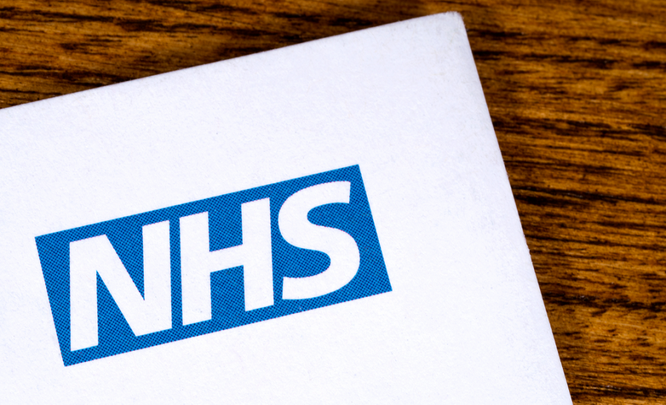 National Health Service logo on a letterhead