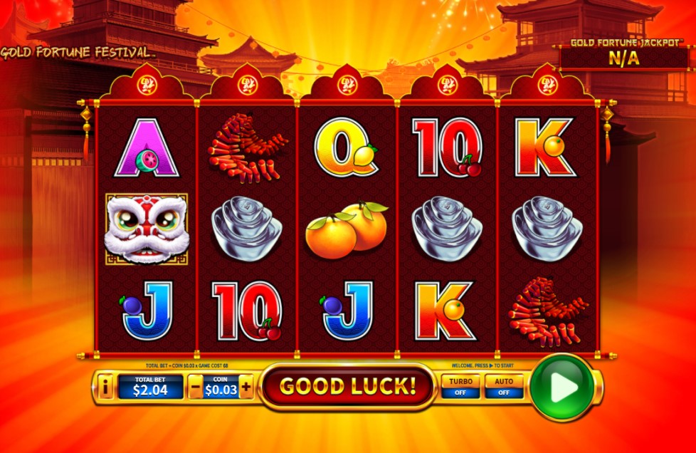 Gold Fortune Festival slot reels by Skywind