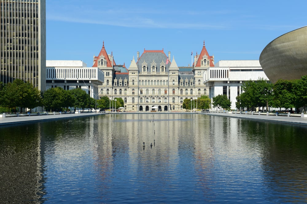 The New York capitol building