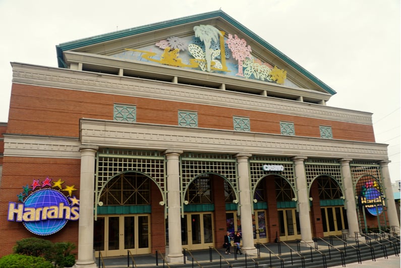 facade of Harrah's New Orleans casino